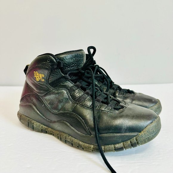 jordan retro 10 black and yellow